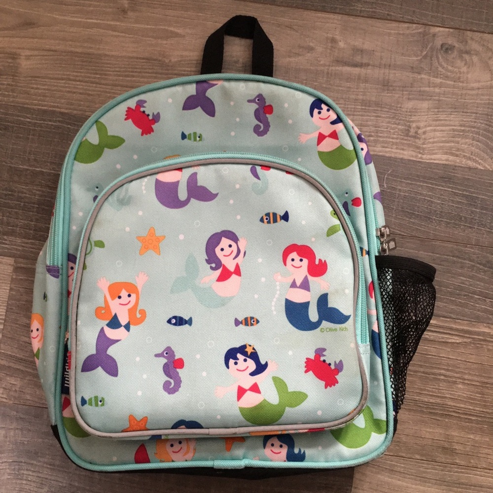 Mermaid 16” backpack by wildkin EUC